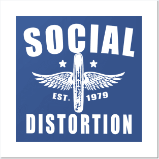 social 1978 distortion 3 Posters and Art